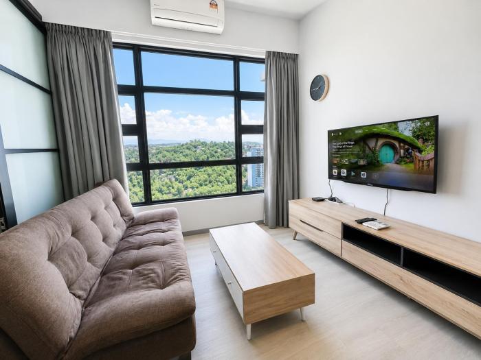 tf sunset ocean view homestay jesselton quay
