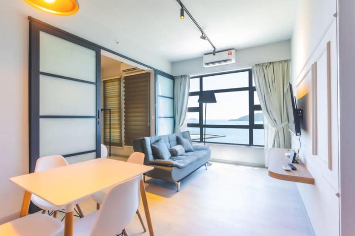 tf sunset ocean view homestay jesselton quay