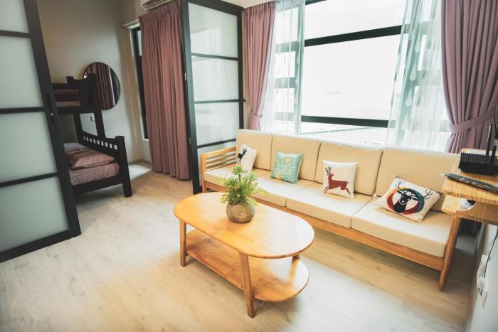 tf sunset ocean view homestay jesselton quay