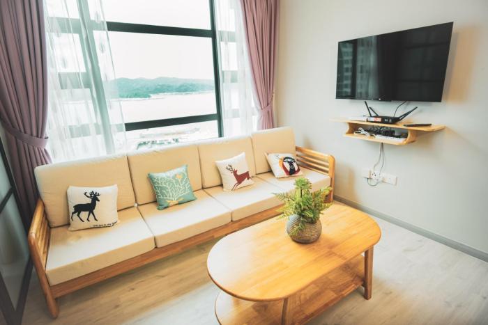 tf sunset ocean view homestay jesselton quay