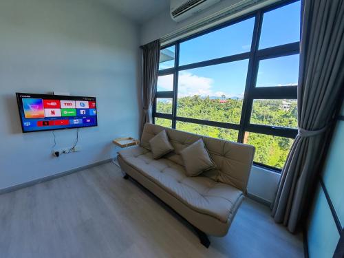 tf sunset ocean view homestay jesselton quay
