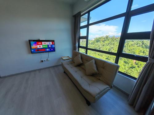tf sunset ocean view homestay jesselton quay