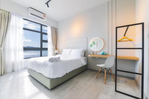 tf sunset ocean view homestay jesselton quay