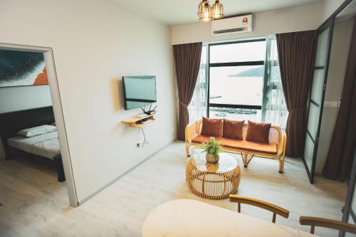 tf sunset ocean view homestay jesselton quay