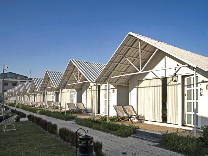 praveg tent city ayodhya saryu