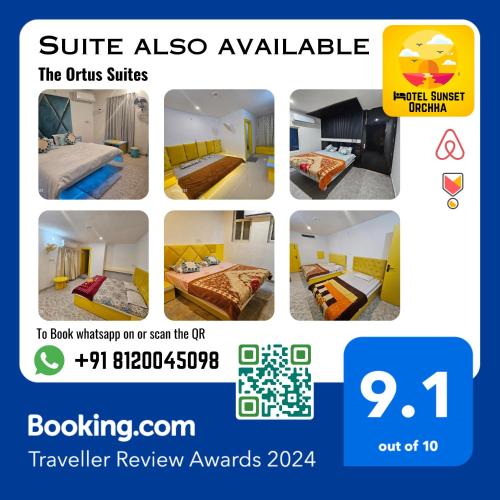 the ortus stays in hotel sunset orchha