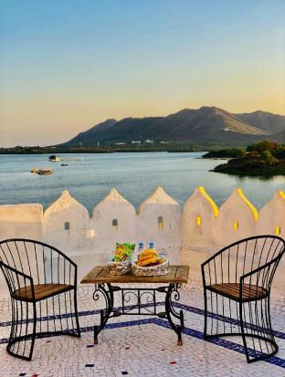 hotel vallabh with lake facing balcony