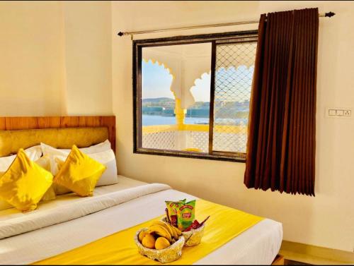 hotel vallabh with lake facing balcony