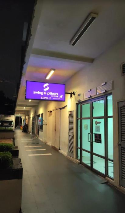 swing and pillows z hotel cyberjaya