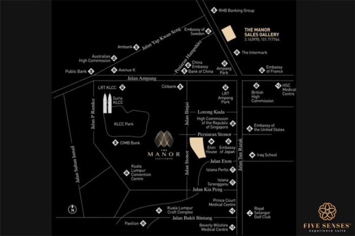 the manor residence klcc by five senses