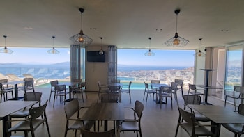 sunset shoreline saranda hotel