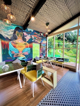 glass cabins and cafe by urban monk