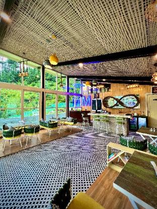 glass cabins and cafe by urban monk