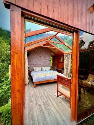 glass cabins and cafe by urban monk