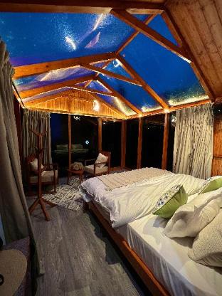 glass cabins and cafe by urban monk