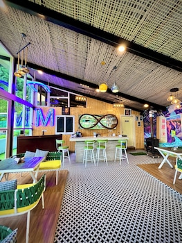 glass cabins and cafe by urban monk