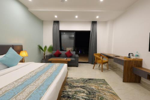 corbett tusker meadows by white flower