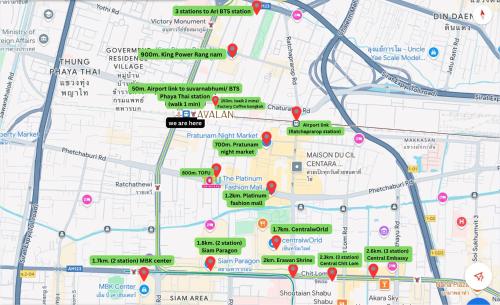 avalan phayathai airport link bts