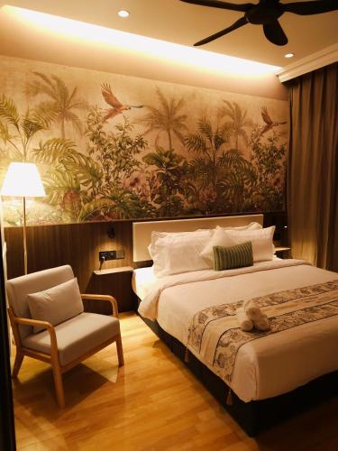 the palm suite lava mansion