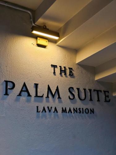 the palm suite lava mansion