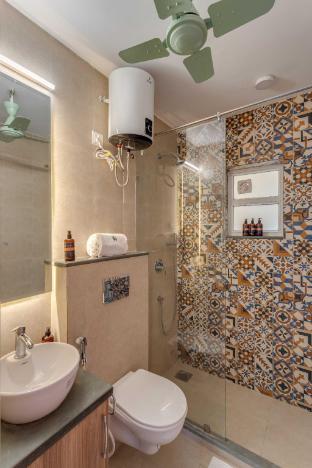 tisyastays pink door 1bhk apartment