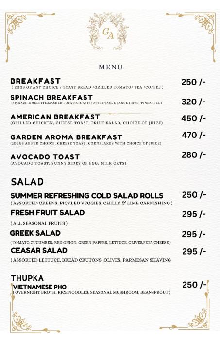 garden aroma palolem beach