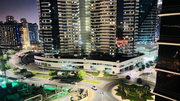 lavish double partition room in barsha heights