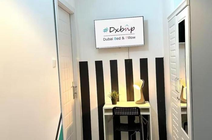 lavish double partition room in barsha heights
