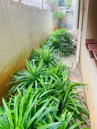 white house villa close to rock beach