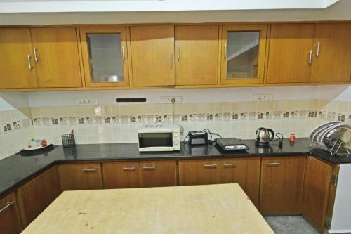 white house villa close to rock beach