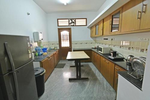 white house villa close to rock beach