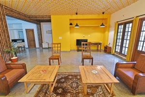 white house villa close to rock beach