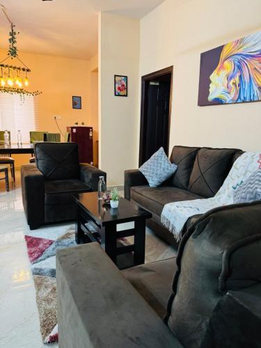 charter stays 3bhk luxurious flat in manikonda