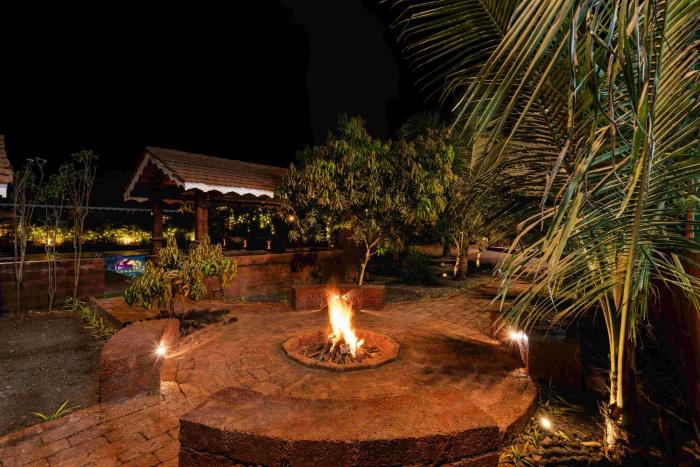 crimson bricks and woods resort cottages karjat