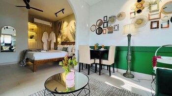 bluo penthouse staycation bathtub and terrace garden