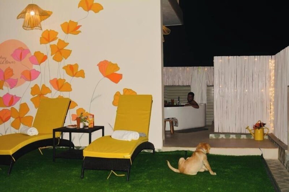 bluo penthouse staycation bathtub and terrace garden