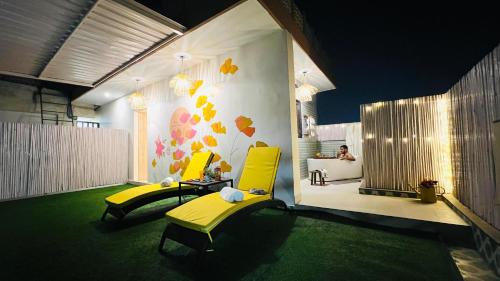 bluo penthouse staycation bathtub and terrace garden