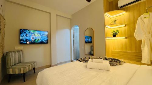 bluo penthouse staycation bathtub and terrace garden