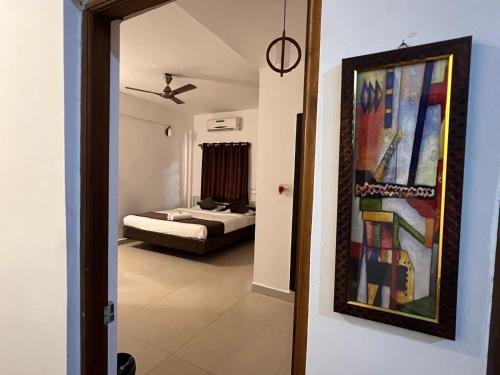 aura rooms and swimming pool calangute