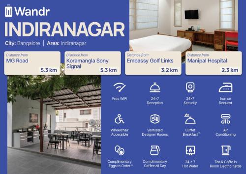 Wandr Indiranagar, Bangalore,,3 star