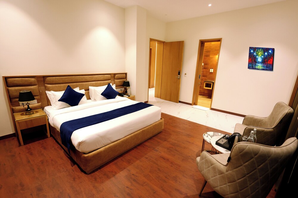 the gm luxe hotel near shree khatu shyam ji mandir