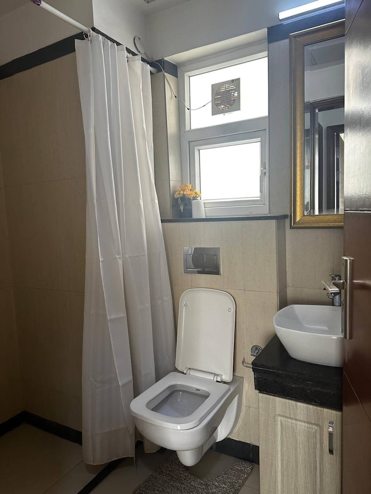 luxurious 1bhk apartment in gurgaon with shared pool and bbq area