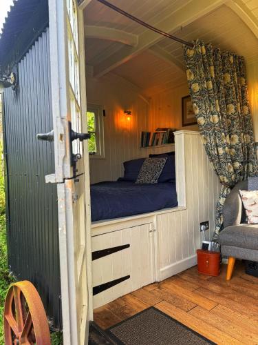shepherd hut glamping in northumberland