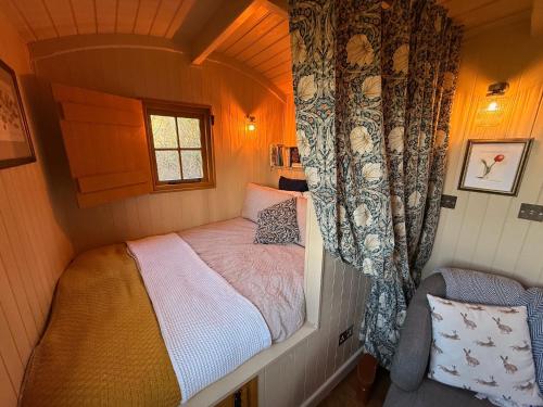 shepherd hut glamping in northumberland