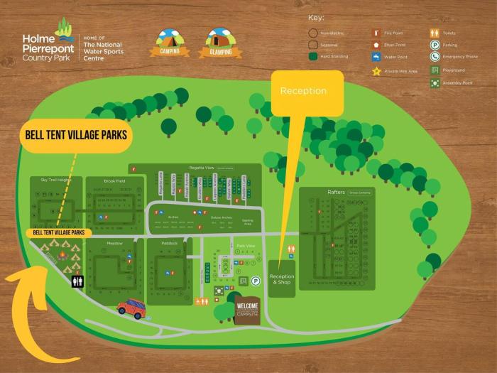 bell tent village