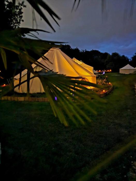 bell tent village