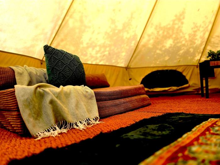 bell tent village