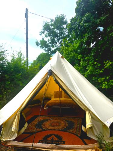 bell tent village