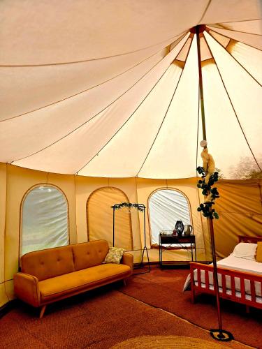 bell tent village