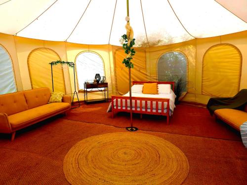 bell tent village